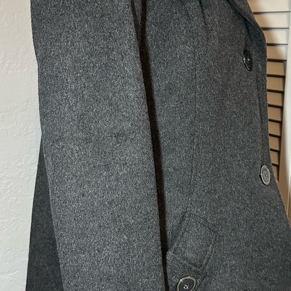 Kristen Blake Wool Jacket. Dark Gray. - Picture 5 of 10